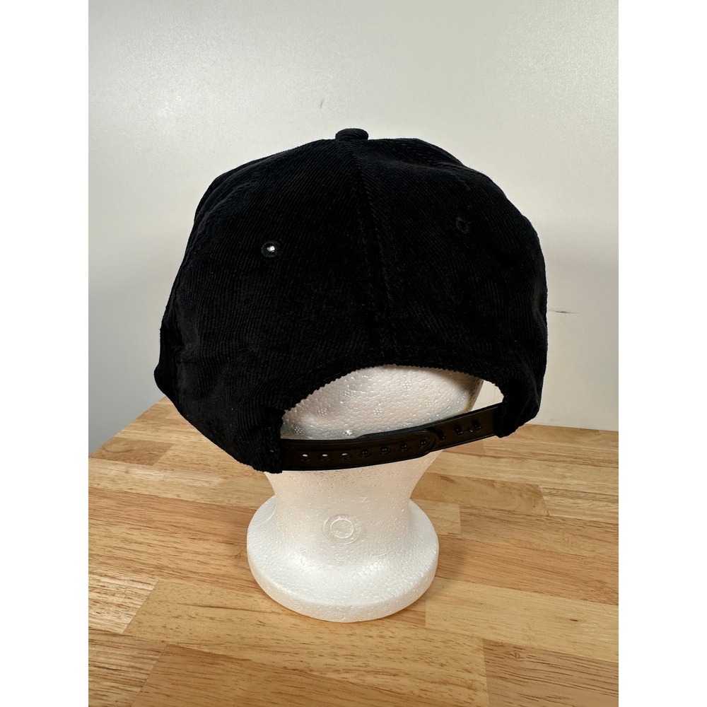 Vintage Star City Digard Power Tongs Black Corduroy Trucker Hat Workwear OSFM - Picture 3 of 8